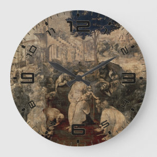 Grande Relógio de Arte Fina Adoração de Da Vinci