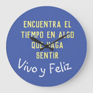 Grande relógio de aspas
