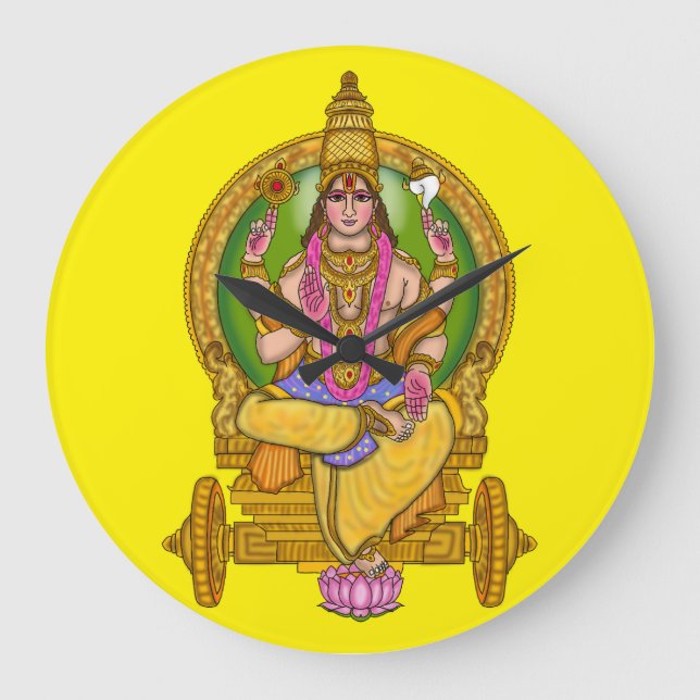 Grande Relógio de Astrologia do Senhor Sol (Surya) (Frente)