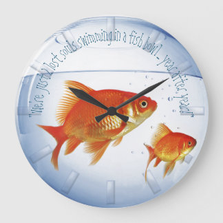 Grande Relógio de boliche Goldfish, gostaria que você est