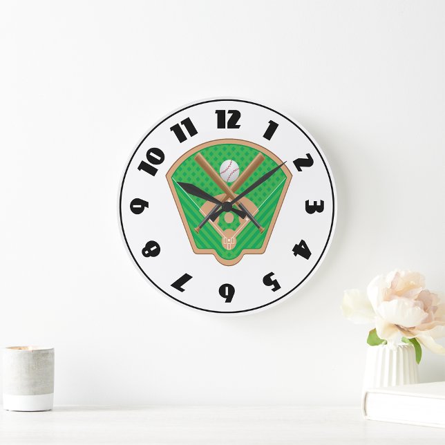 Grande Relógio de Campo de Baseball (Criador carregado)