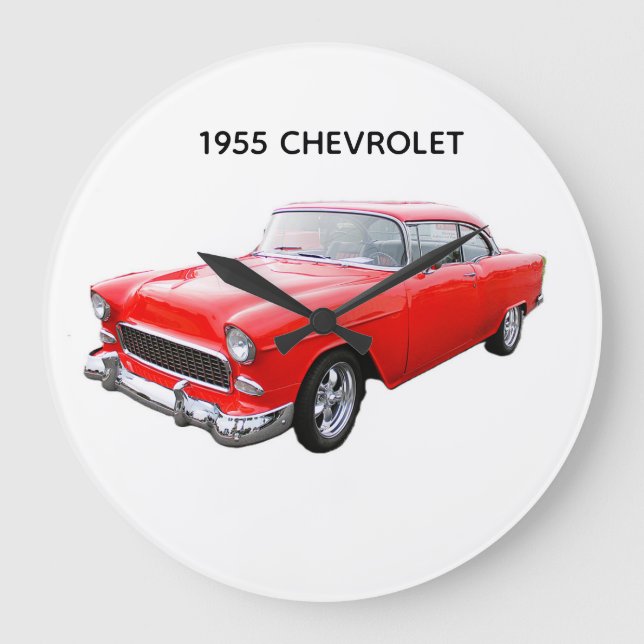Grande relógio de carro chevrolet 1955 (Frente)