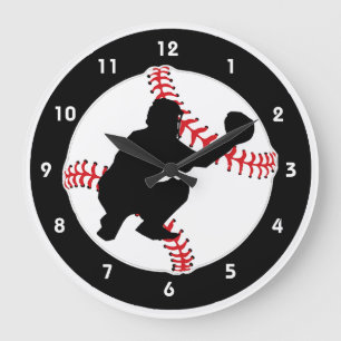 Grande Relógio de Design de Baseball