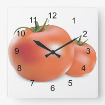 Relógio de Design de tomate