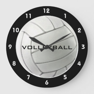 Grande Relógio de Design de Voleibol