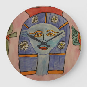 Grande Relógio de Deusa Egípcia Antiga