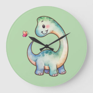Grande Relógio De Dinossauro Gato - Brachiossauro