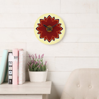Grande Relógio de Flor - Design Floral