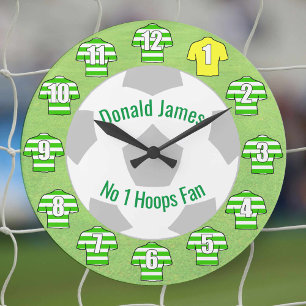Grande Relógio de futebol - Camisas de Mata Verde