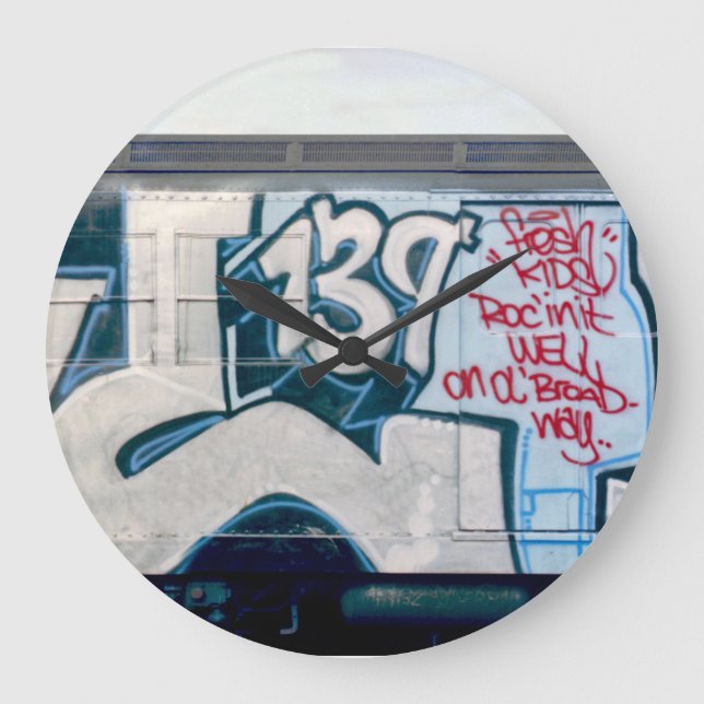 Grande Relógio de Grafite clássico do Kel139 (Frente)