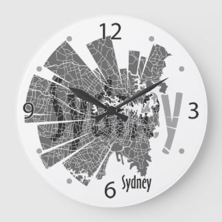 Grande Relógio de Mapa de Sydney