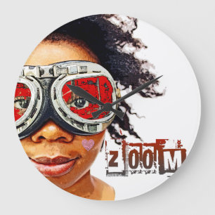 Grande Relógio de Muro de Zoom Absolutamente Legal!