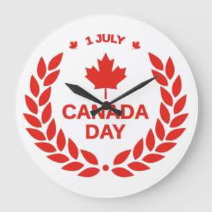 Grande Relógio de Muro do Dia do Canadá