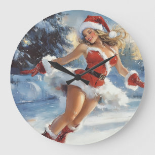 Grande relógio de Natal