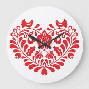 Grande Relógio de ornamentação tradicional