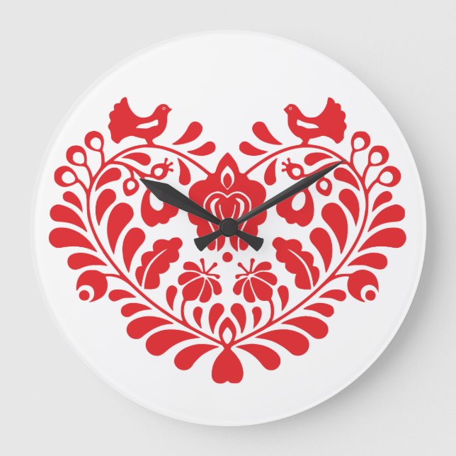 Grande Relógio de ornamentação tradicional (Frente)
