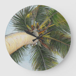 Grande Relógio de "Palm Tree" de Paul McGehee