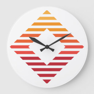 Grande Relógio de Parede, Quadro de Madeira Natural Arred