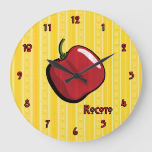 Grande Relógio de Pepper Rocoto