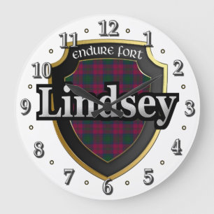 Grande Relógio de Sonhos Escocês Clã Lindsey Tartan