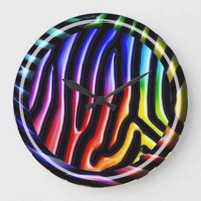 Grande Relógio de Zebra 1 Retroativa (Frente)