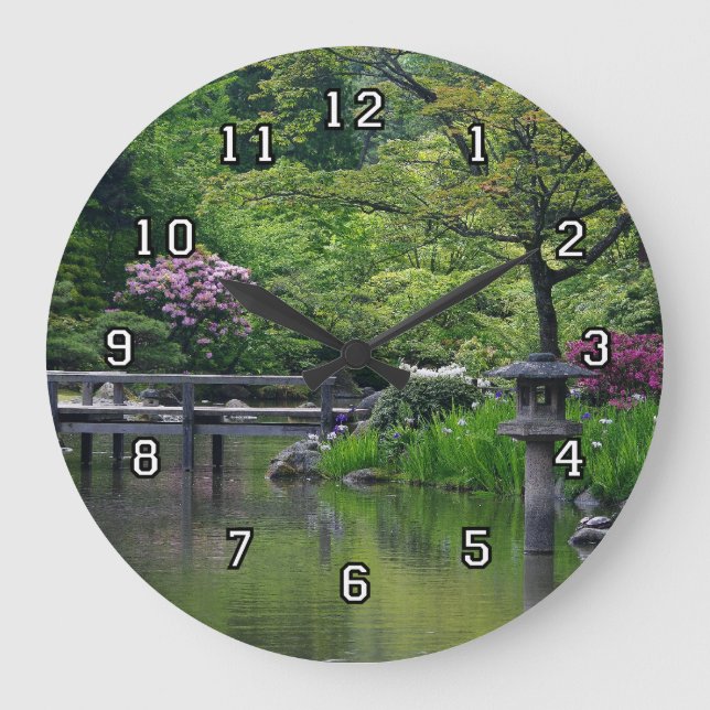 Grande relógio do Jardim Japonês (Frente)