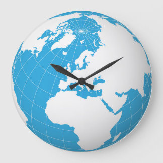 Grande relógio do planeta Terra 3D