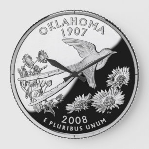 Grande Relógio do Quarto Estado de Faux Oklahoma
