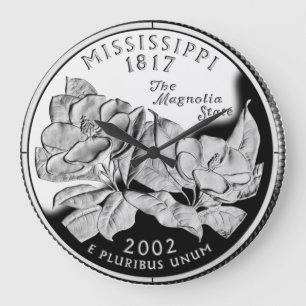 Grande Relógio do Quarto Estado do Mississippi Faux