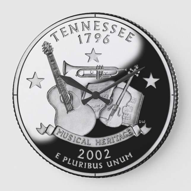 Grande Relógio do Quarto Estado do Tennessee Faux (Frente)