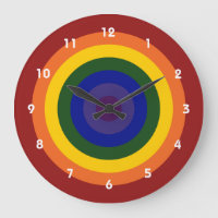 Relógio do Rainbow Bullseye