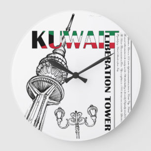 Grande Relógio em Torre de Libertação do Kuwait