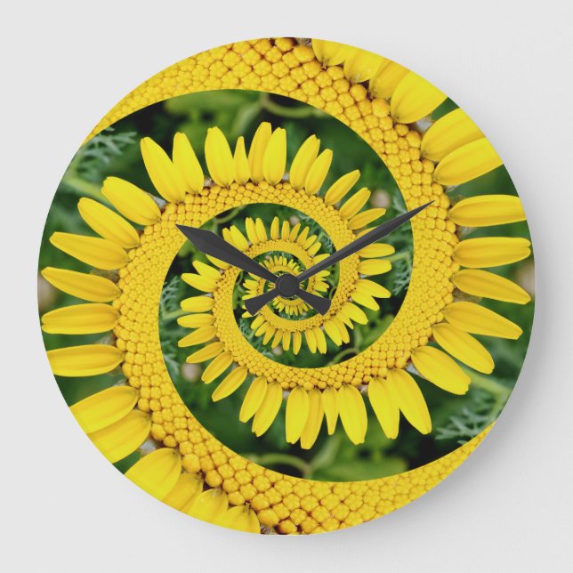 Grande Relógio Espiral Amarelo (Frente)