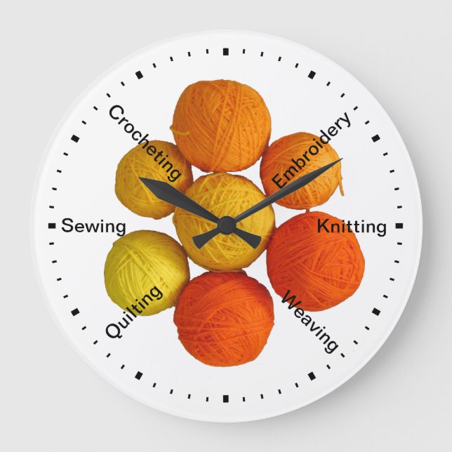 Grande Relógio - Fibras de Arte (Frente)