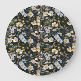 Grande Relógio Floral Bliss