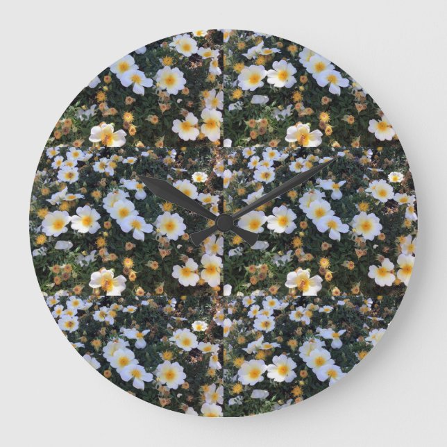 Grande Relógio Floral Bliss (Frente)