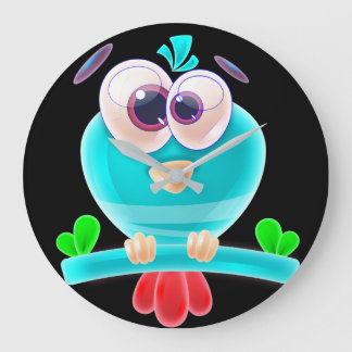 Grande Relógio Funky Birdie
