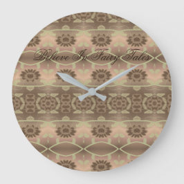 Grande Relógio Inspirativo Acredita Em Contos De Fadas