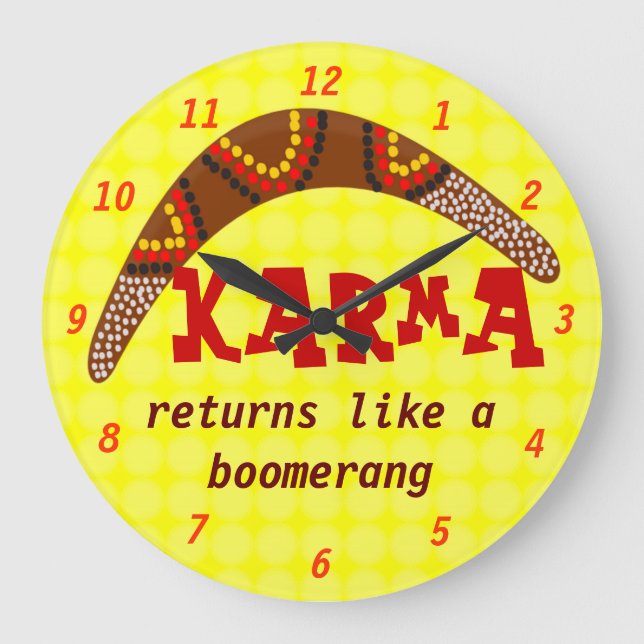 Grande relógio Karma (Frente)