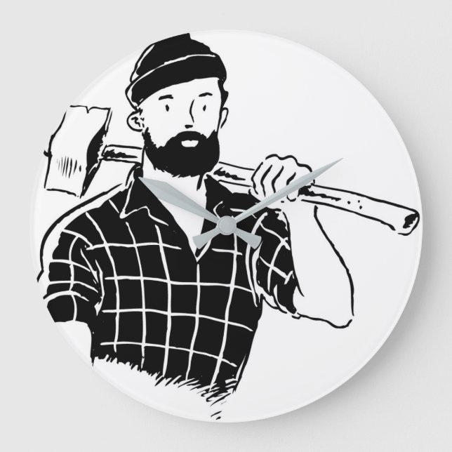 Grande Relógio LumberJack (Frente)