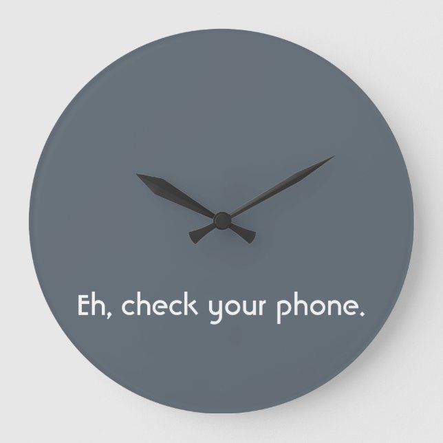 Grande Relógio "Luta Analógica" (Frente)