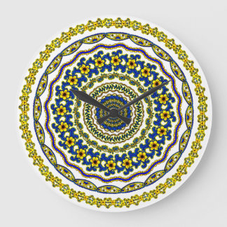 Grande relógio mandala do tempo de meditação