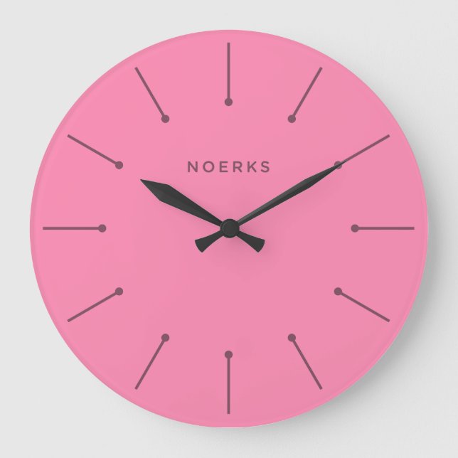 Grande Relógio Minimalista Noirva (Frente)