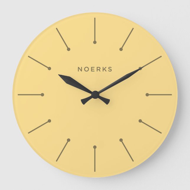 Grande Relógio Minimalista Noirva (Frente)