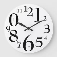 relógio moderno e elegante design minimalista