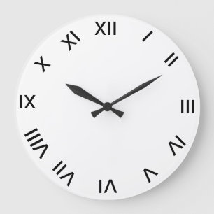 Grande relógio NUMERAL ROMAN