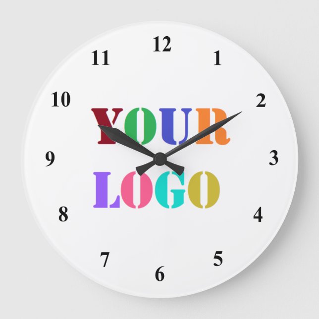 Grande Relógio Personalizado do Promocional de Logotipo d (Frente)
