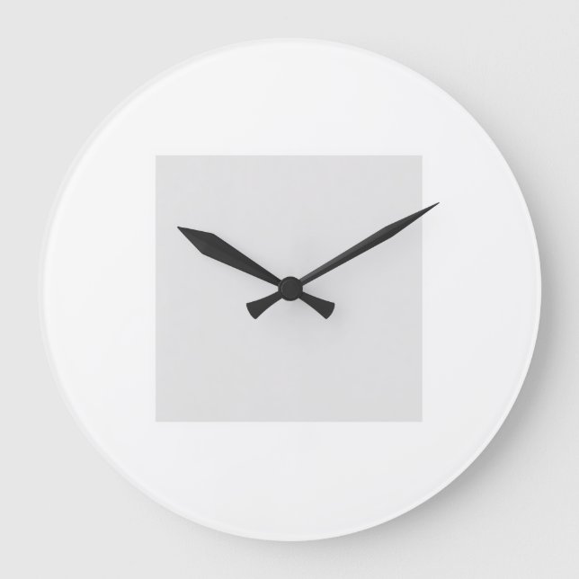Grande Relógio Personalizado Faça Upload do Seu Próprio D (Frente)