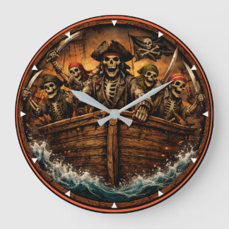Grande Relógio Pirata da Montauk Salvage Co