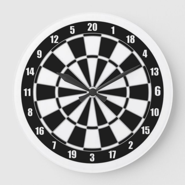 Grande Relógio preto e branco (Frente)